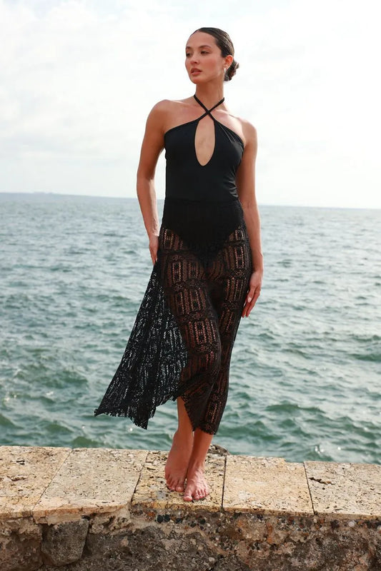 Black Palomino Long Skirt