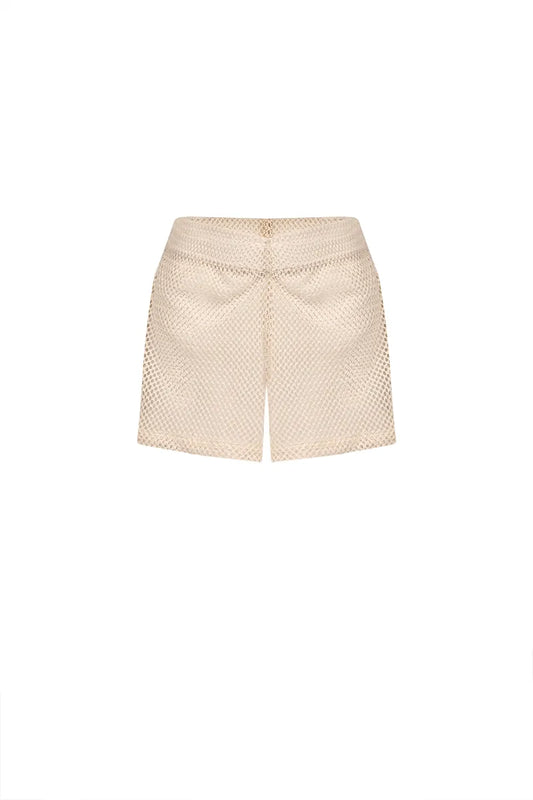 Beige Seyla Shorts