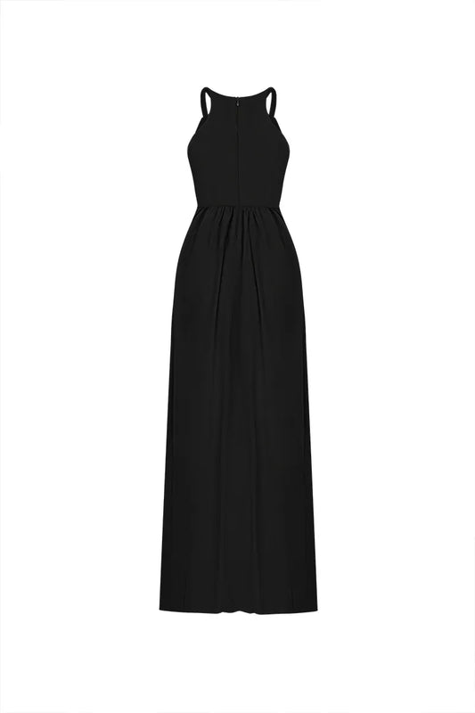Black Anaira Long Dress