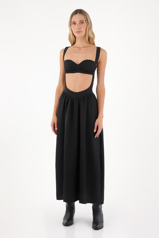 Black Luna Long Dress