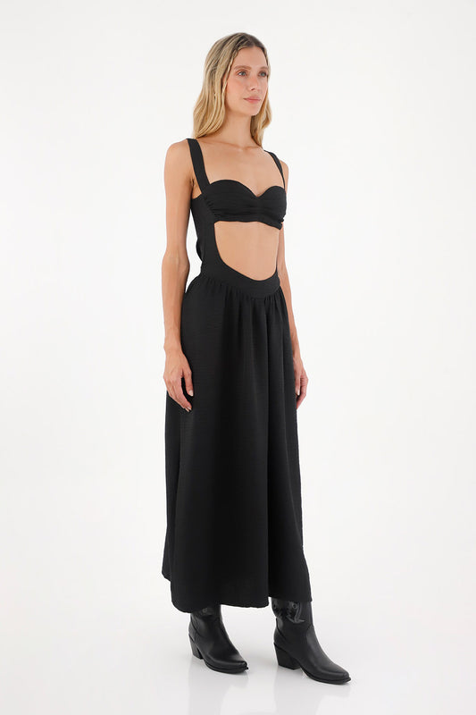 Black Luna Long Dress
