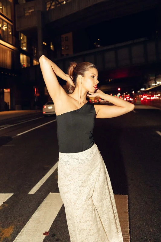 White Sienna Long Skirt