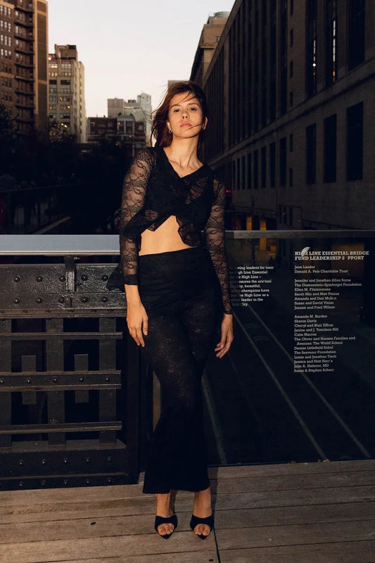 Black Tessa Pants