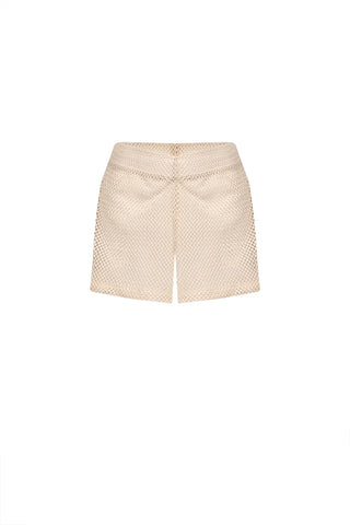 Beige Seyla Shorts