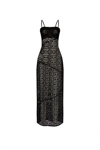 Black Iku Long Dress