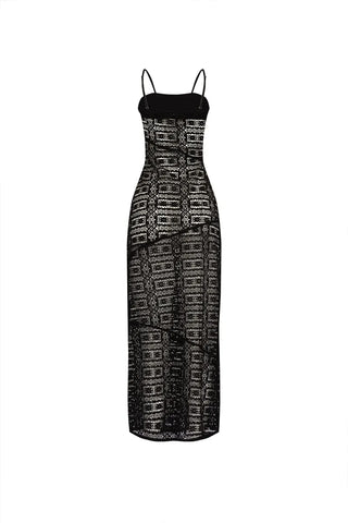 Black Iku Long Dress