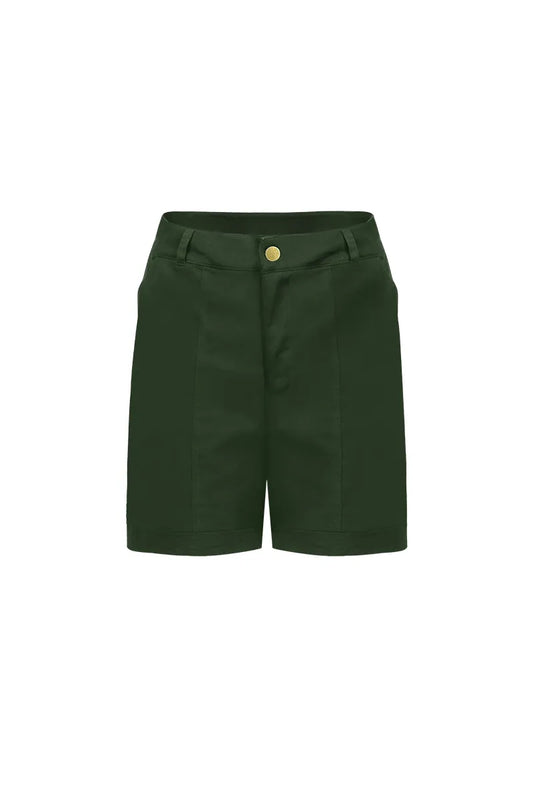 Dark Green Asha Shorts