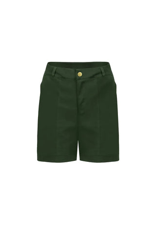 Dark Green Asha Shorts