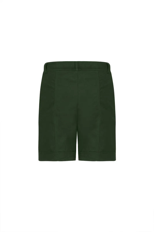 Dark Green Asha Shorts