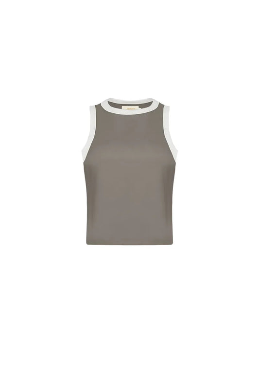 Beige Saia Top