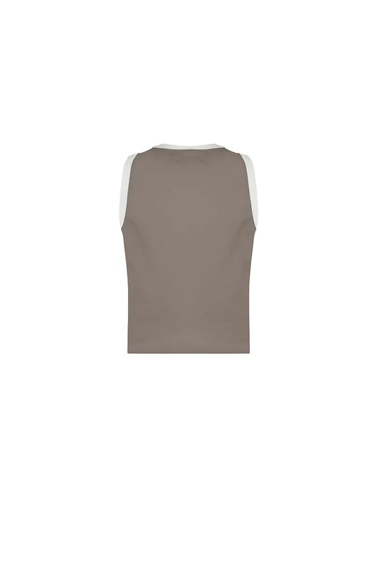 Beige Saia Top