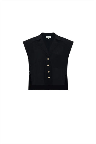Black Aru Blouse