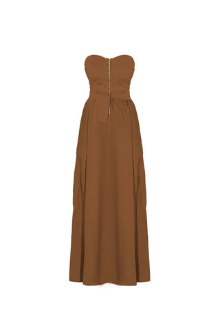 Taupe Tera Long Dress