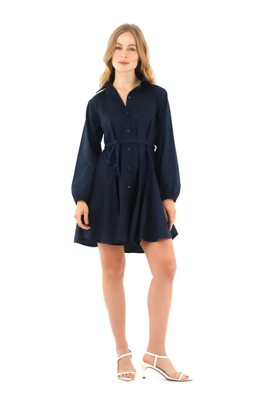 Light Blue Bari Short Dress