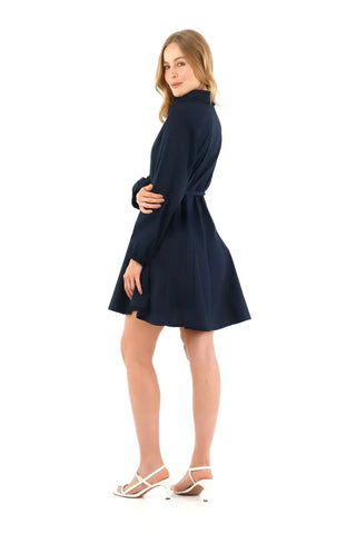 Light Blue Bari Short Dress