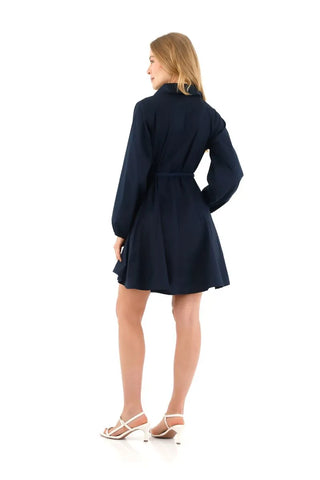 Light Blue Bari Short Dress