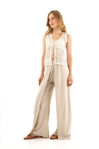Beige Zulima Pants