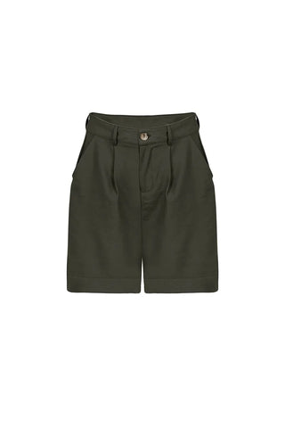 Dark Green Kuyu Bermuda