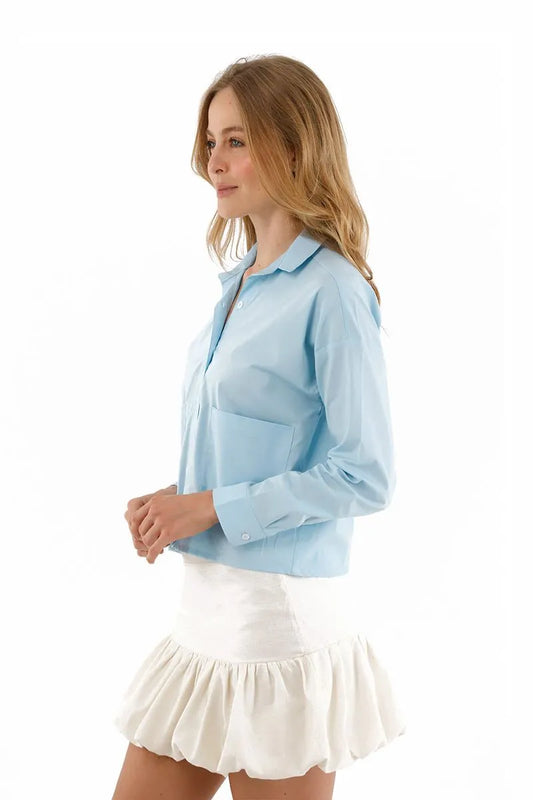 Light Blue Sole Blouse