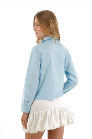 Light Blue Sole Blouse
