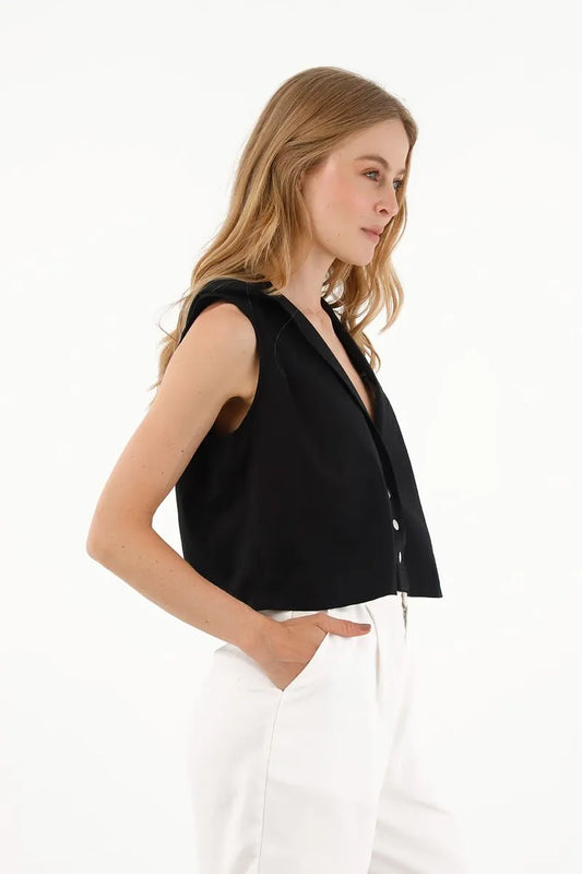 Black Zulima Vest