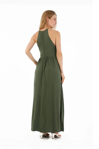 Dark Green Anaira Long Dress