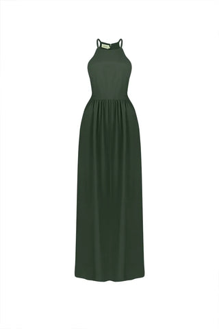 Dark Green Anaira Long Dress