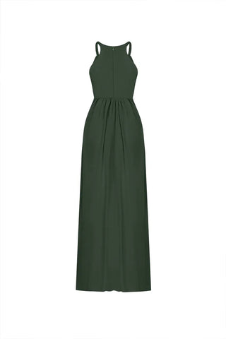 Dark Green Anaira Long Dress