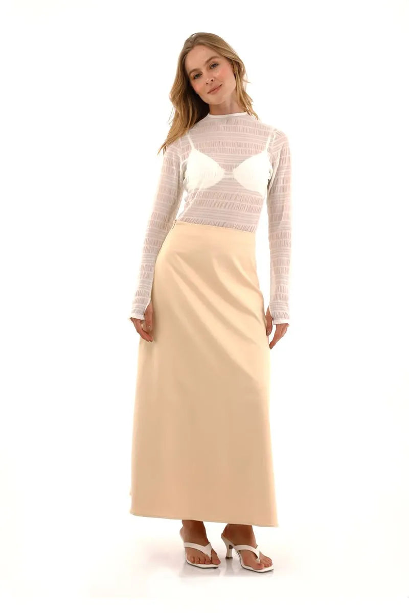 Yellow Starlight Long Skirt