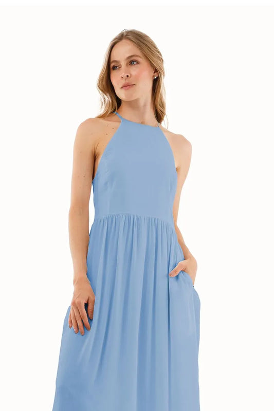 Light Blue Anaira Long Dress