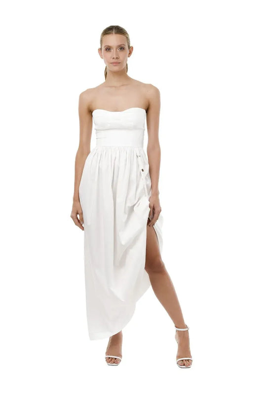 White Mara Long Dress