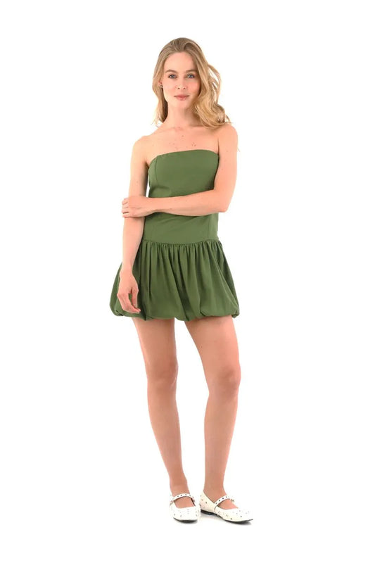 Light Green Nuhain Short Dress