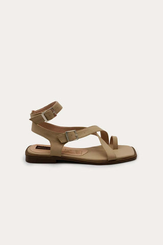 Beige Gabriela Flat Sandals