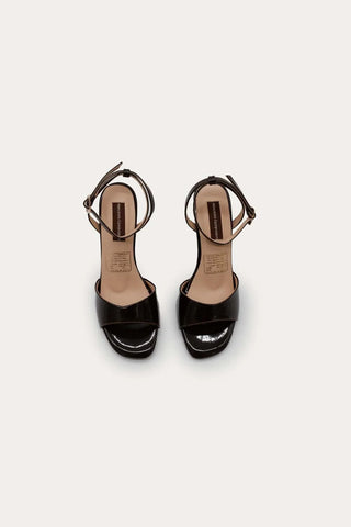 Brown Hanna Heels Sandals
