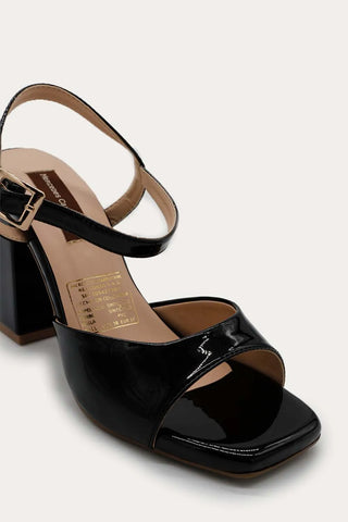 Black Marie Heels Sandals