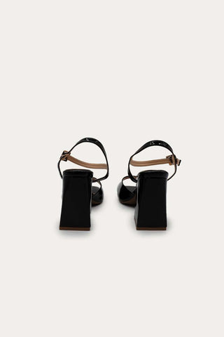 Black Marie Heels Sandals