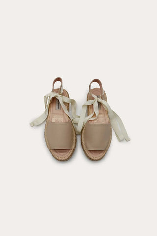 Beige Elena Flat Espadrille