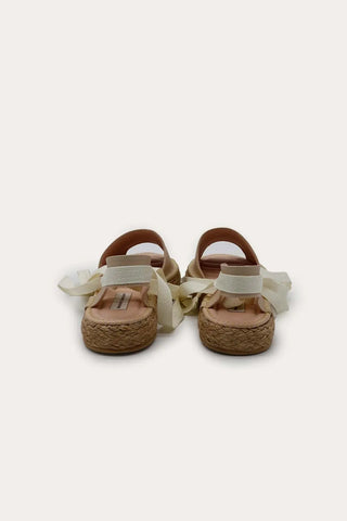 Beige Elena Flat Espadrille