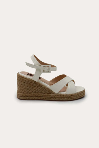 Ivory Celine Platforms Espadrille