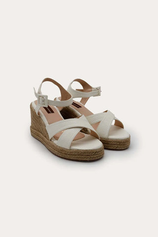 Ivory Celine Platforms Espadrille