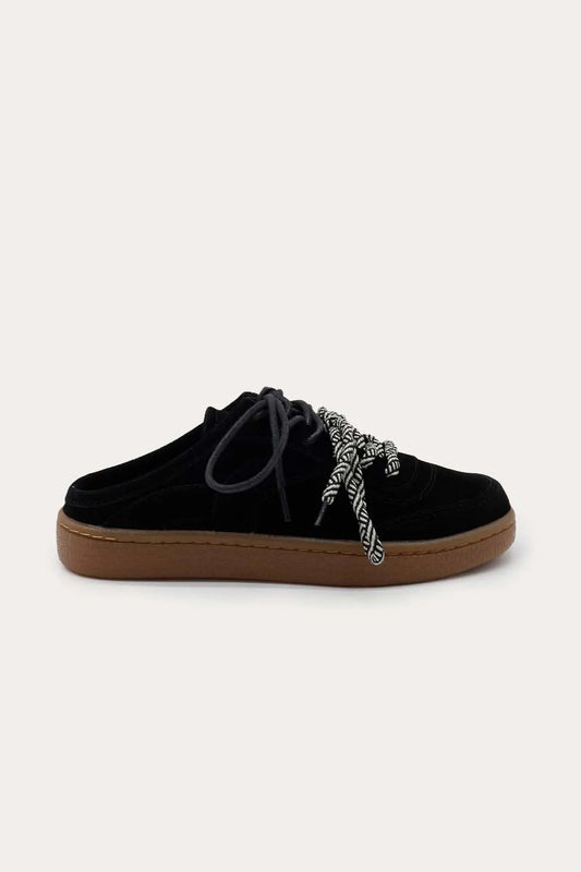 Black Luna Mules