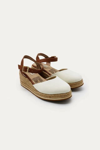 Beige Elisa Platforms Espadrille