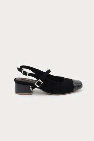 Black Antonina Heel