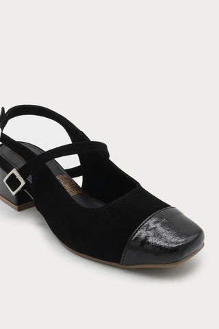 Black Antonina Heel