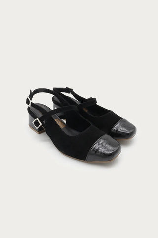 Black Antonina Heel