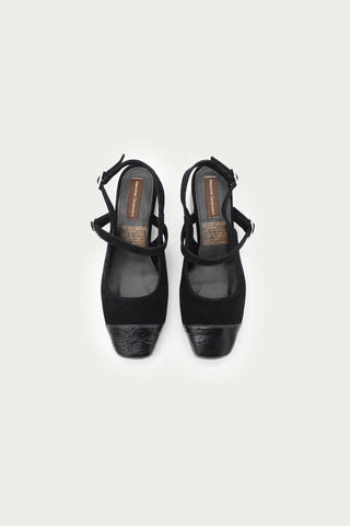 Black Antonina Heel