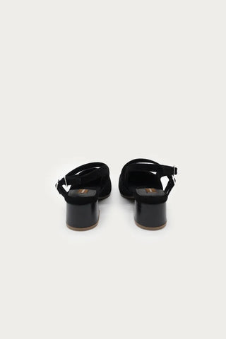 Black Antonina Heel