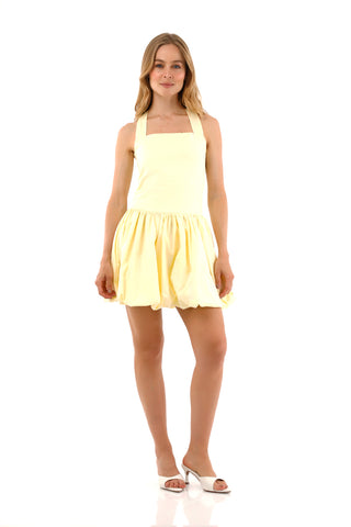 Yellow Miuccia Short Dress