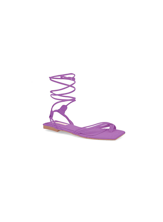 Lavender discount flat sandals