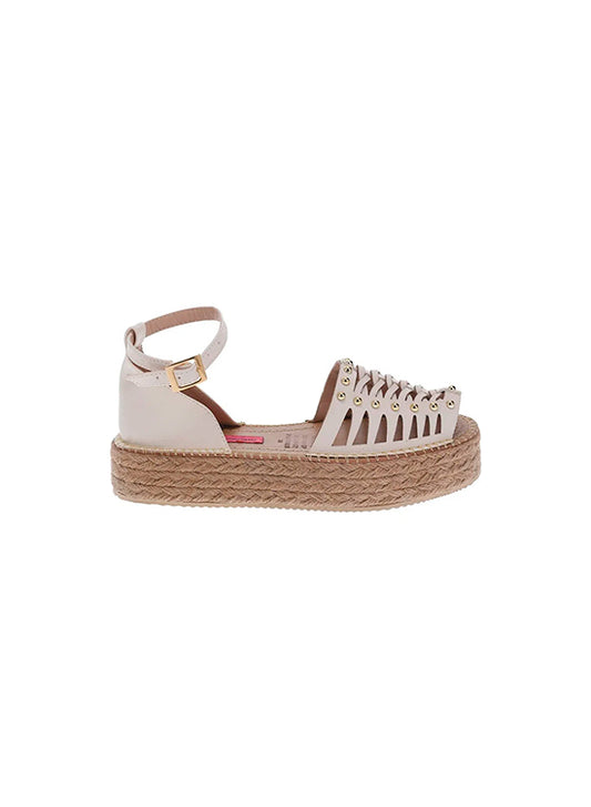 Ivory Kasai Jute Sandal for woman
